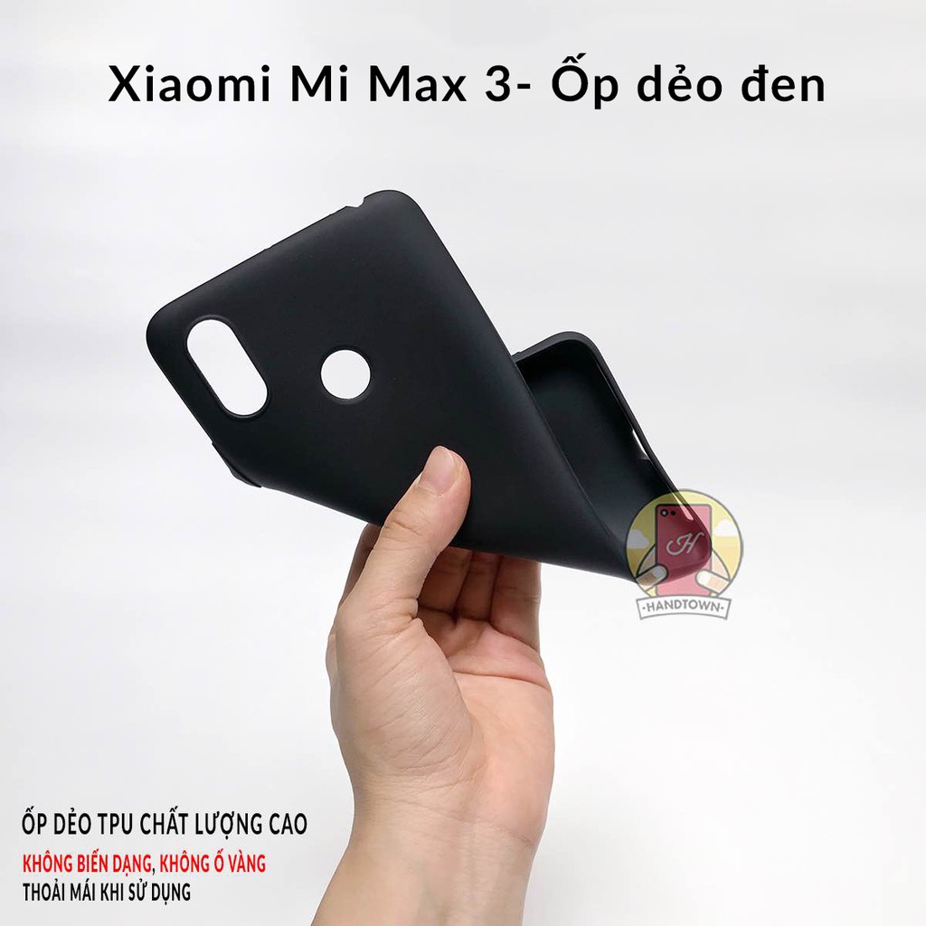 Ốp lưng Xiaomi Mi Max 3 dẻo đen in hình Phần B