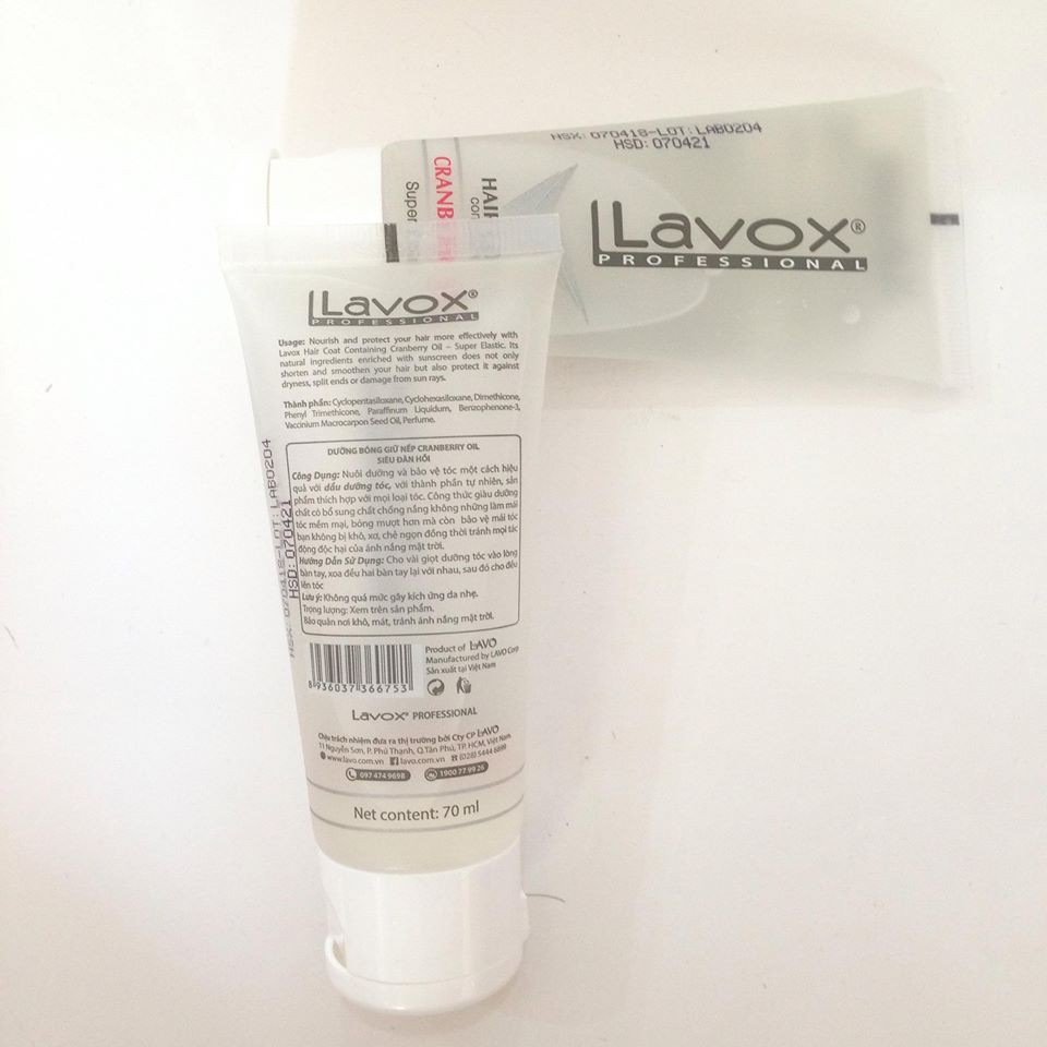 Dầu bóng tuýp lavox 75ml mẫu mới 60ml