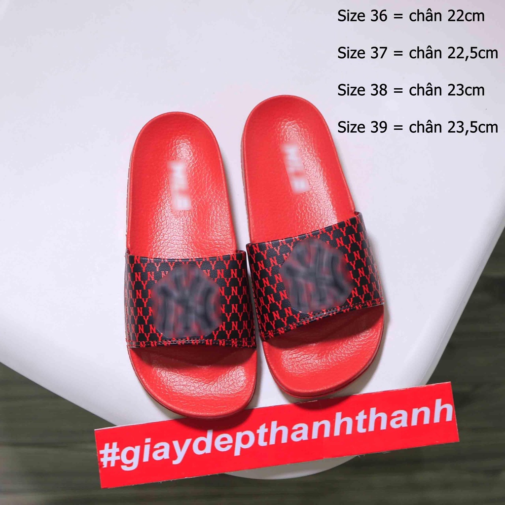 Dép Nữ N-Y Monogram Quai Ngang [36-39]