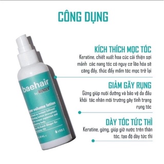 Xịt mọc tóc BEAHAIR,xịt làm phồng tóc, kích mọc tóc