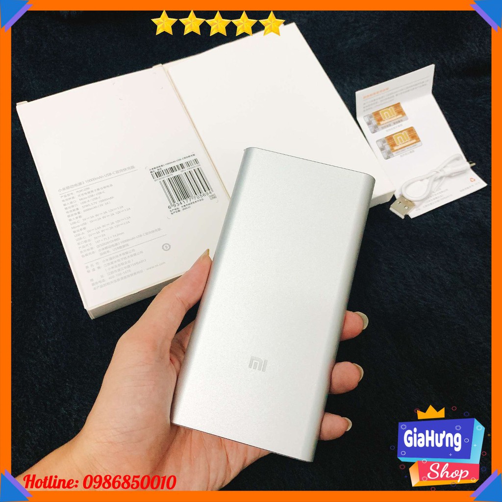 Sạc dự phòng Xiaomi 🍭FREESHIP🍭Gen2 - 3 - 10000mAh 2 USB (Full Box) | WebRaoVat - webraovat.net.vn