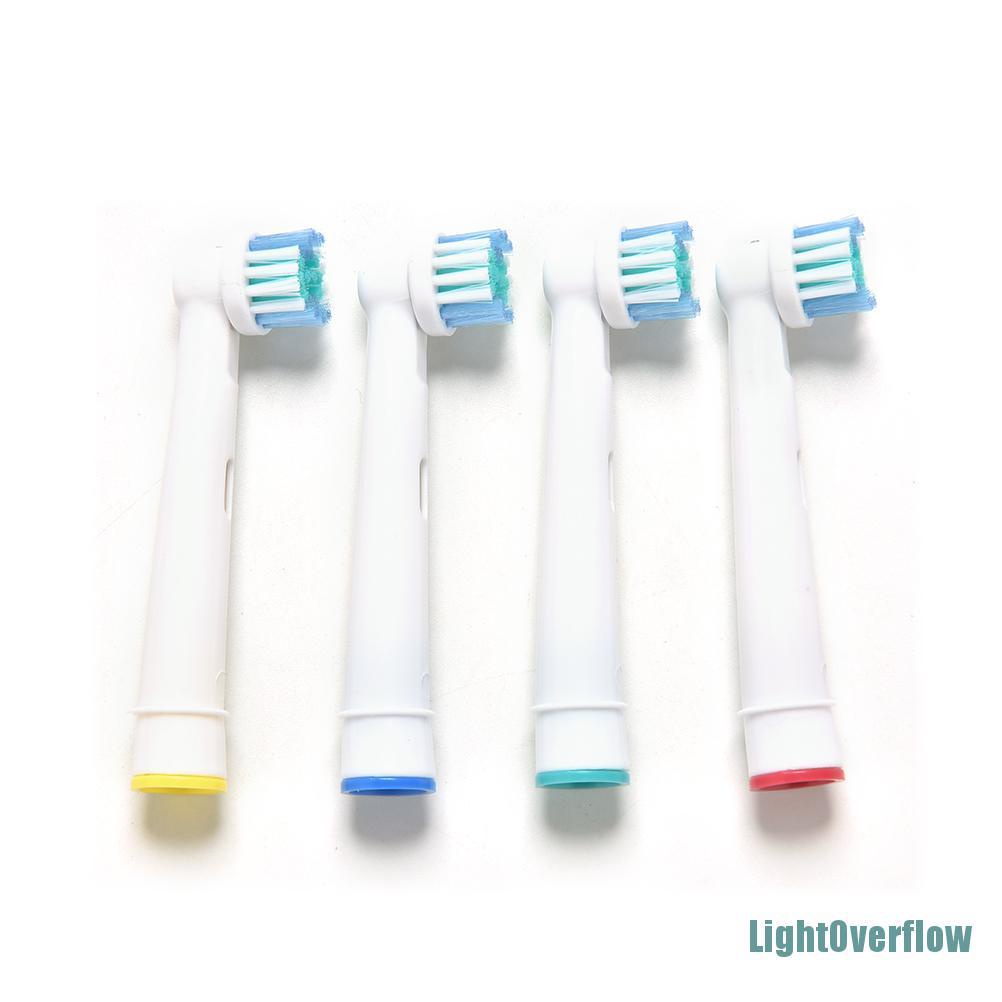 (Hàng Mới Về) Set 4 Đầu Bàn Chải Đánh Răng Điện EB17-4 Thay Thế Cho Braun Oral B