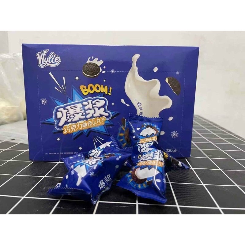 [SALE SỐC] Bánh Socola Nhân Chảy 3 Lớp Siêu Ngon - Hộp 330gr ~ 30 viên