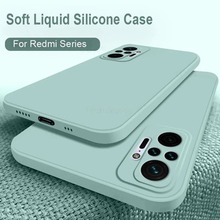 ốp lưng chất liệu mịn che camera viền vuông ốp cho Redmi 12 A2 A2+ 12C 11A 10 9 8 9T 9C K40 K30 K20 Pro 4G 5G 2022 2023