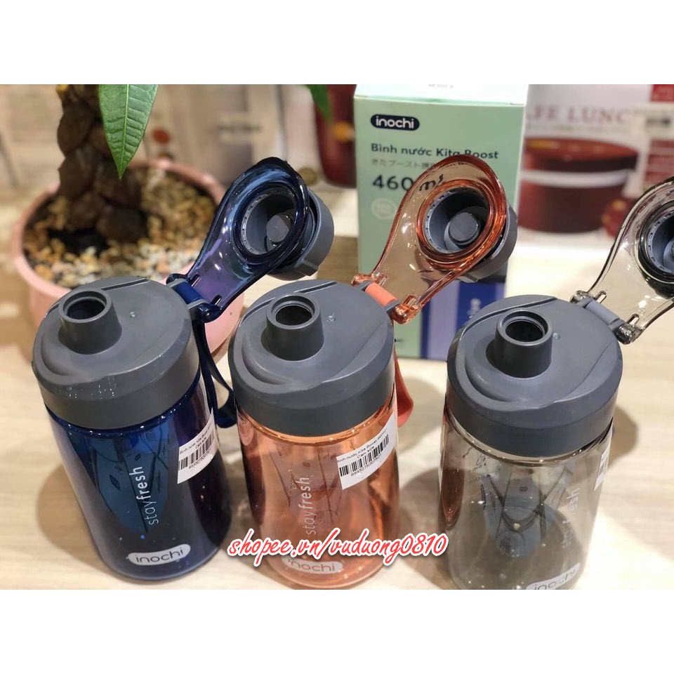 Bình nước Inochi (Kita Boost) - nhựa Tritan cao cấp, BPA free