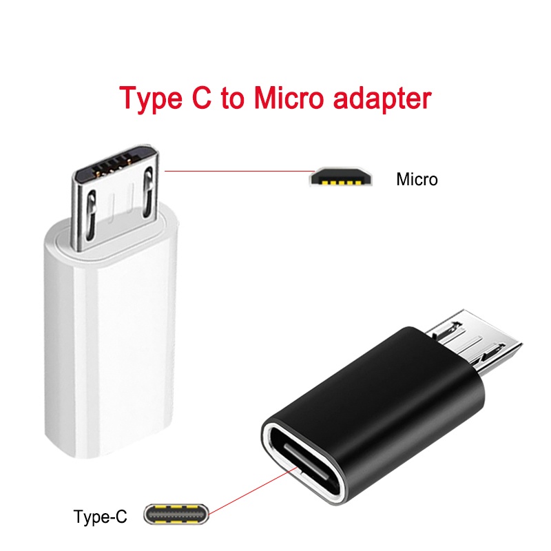 Đầu Chuyển Đổi Cáp Sạc / Truyền Dữ Liệu OTG Loại C Sang Android Micro USB