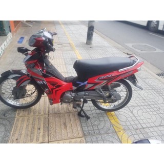 Tem sirius 110 đỏ đen cá mập