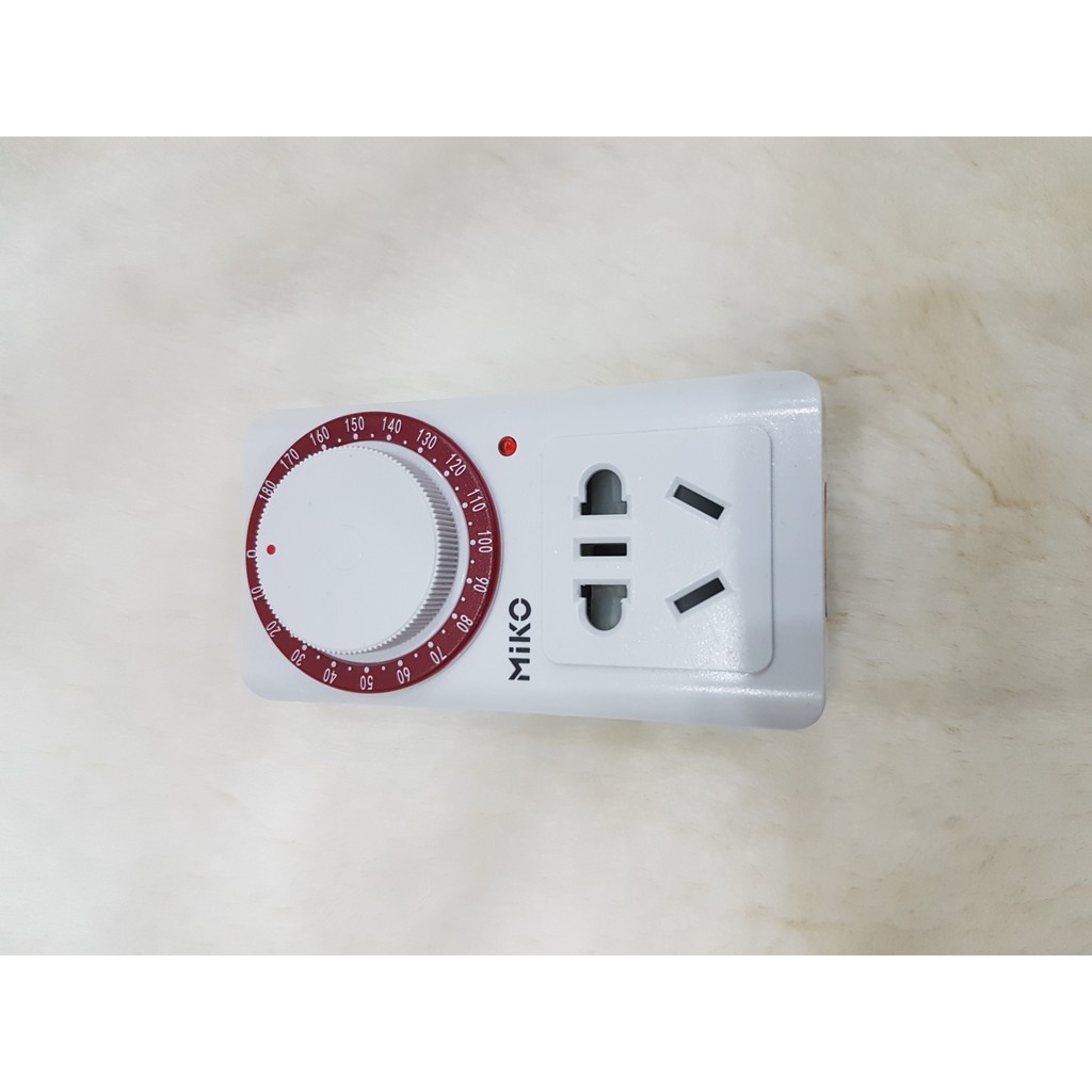 Bộ hẹn giờ, ổ cắm hẹn giờ (180 phút - 3 chân)