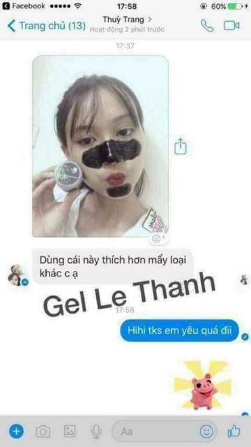 Combo 5 Gel Hút Mụn Than Tre Hoạt Tính Lê Thanh (Tặng Kèm Cọ)