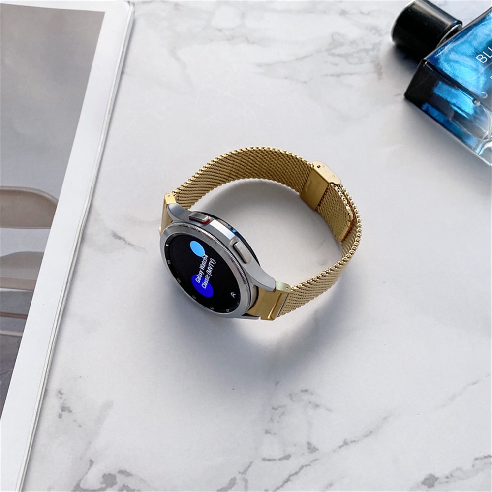 Dây Đeo Inox Cho Đồng Hồ Thông Minh Samsung Galaxy Watch 4 5 Pro 40mm 44mm 45mm Classic 42mm 46mm
