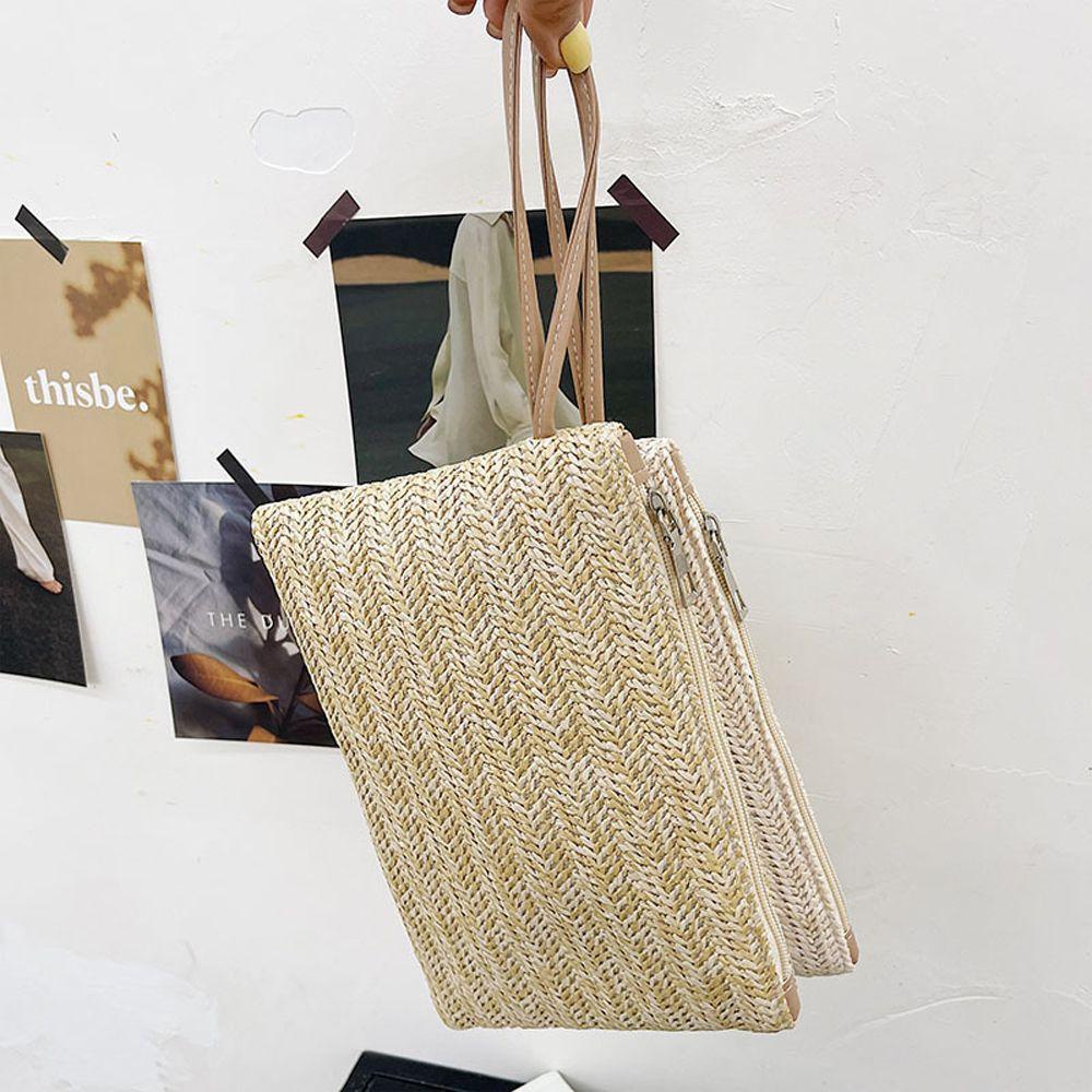 Túi Xách Đan Lát Phong Cách Bohemian Hàn Quốc Cho Nữ