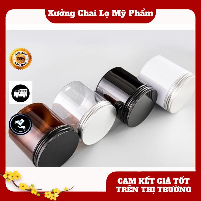 Hủ nhựa pet đựng kem 250g chiết mỹ phẩm , phụ kiện du lịch