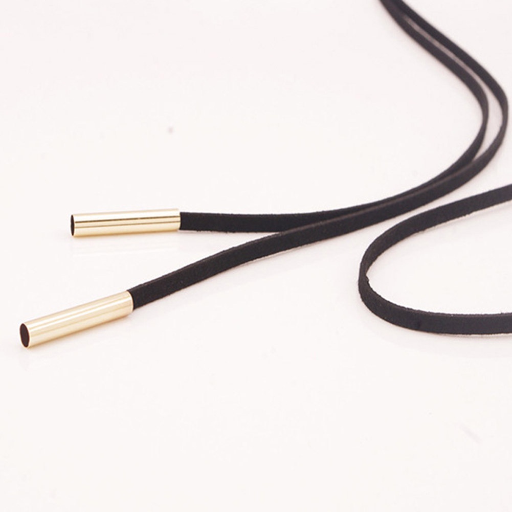 Thời Trang Vòng Cổ Choker Giả Da Màu Đen Phong Cách Boho Quyến Rũ