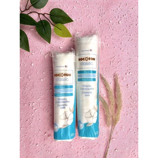 Bông tẩy trang Bocoton Pháp 100% cotton 2 in 1 (Chính hãng)