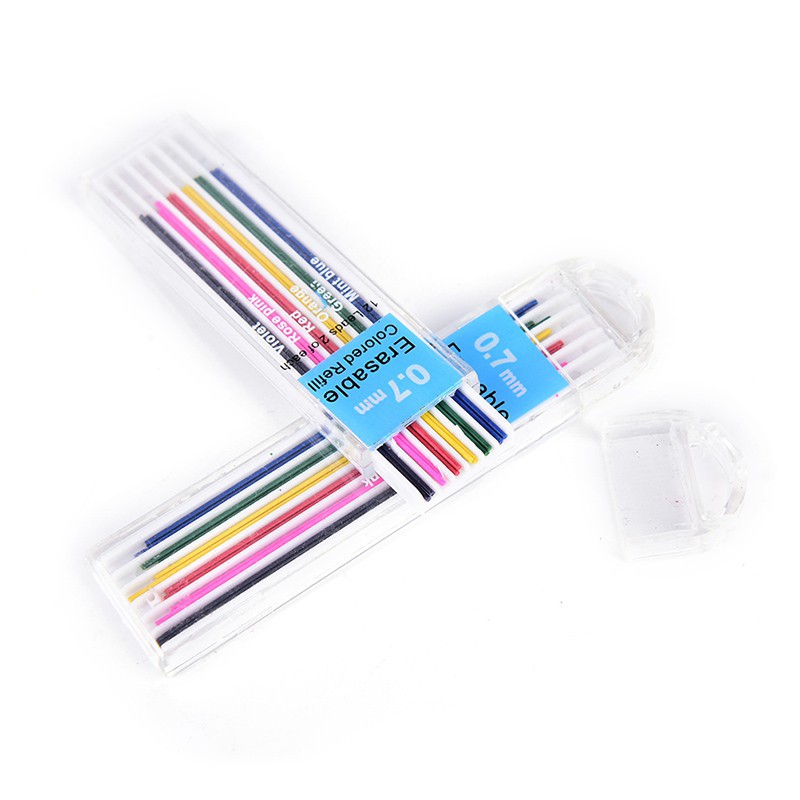1 Hộp Ruột Bút Chì Bấm 0.7mm Thay Thế