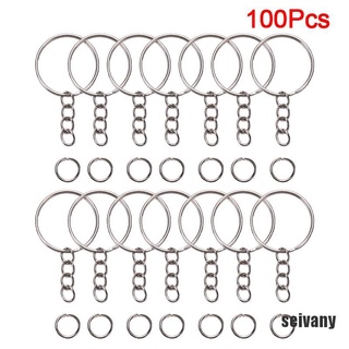 Bộ 100 móc khóa làm trang sức thủ công diy