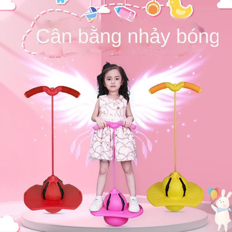 ♟Bóng nảy Bóng người lớn Trẻ em Bóng nảy Đàn hồi Giảm cân Tập thể dục Cân bằng Đào tạo Chiều cao Dài Thiết bị Đồ chơi ng