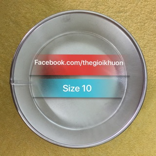 Khuôn Tròn Đế Liền size 10cm