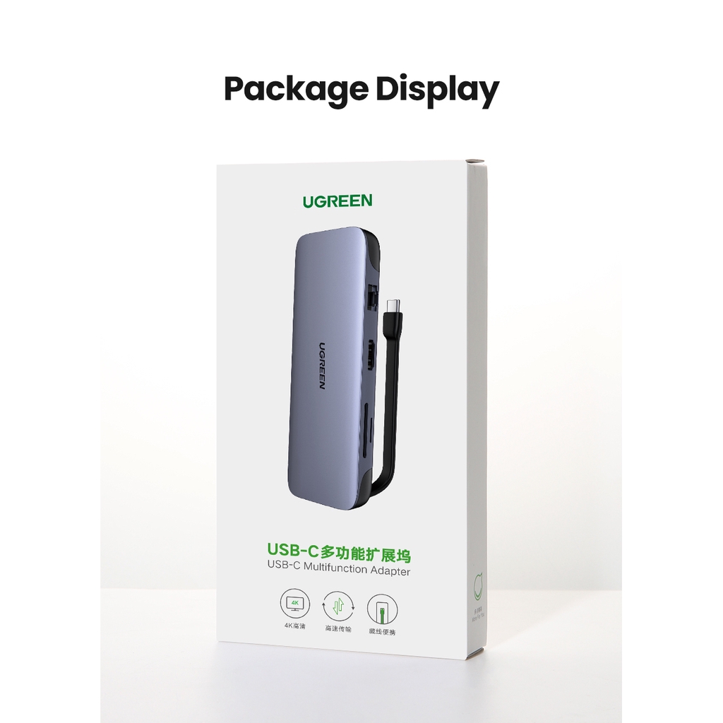 Ugreen Bộ HUB Chuyển Đổi USB 3.0 Type C Sang USB Chuyên Dụng