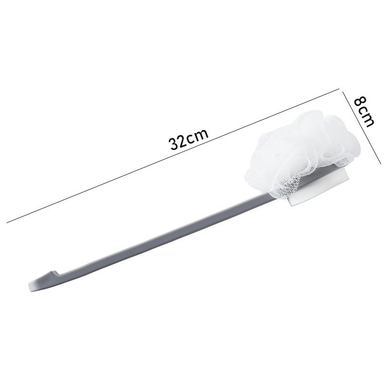 Bông Tắm Hai Mặt Tay Cầm Dài Tẩy Tế Bào Chết Lưng Tiện Dụng