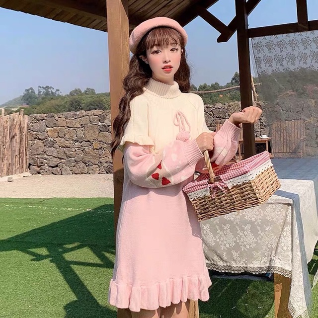 Váy len lolita hàng siêu cực phẩm 😍😍😍