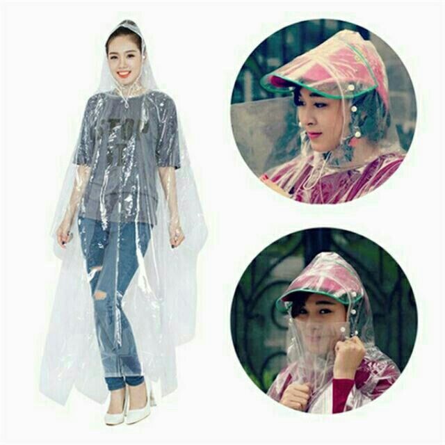 Áo mưa trắng trong