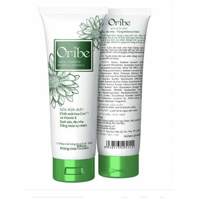 Sữa rửa mặt hoa cúc Oribe lọ 50g
