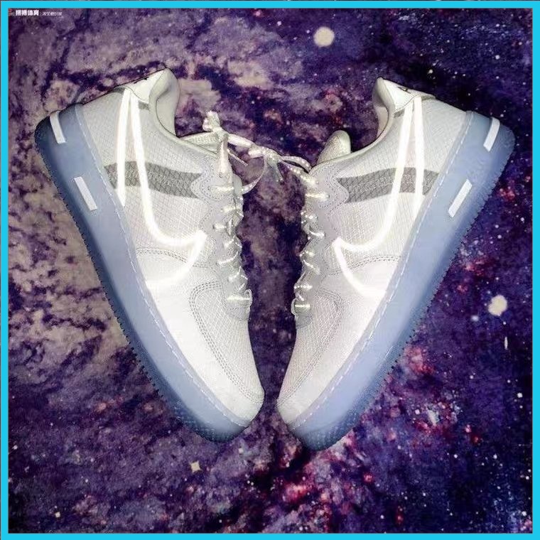 Giày 𝐍𝐈𝐊𝐄 𝐀𝐅𝟏 REACT White Ice Trắng ĐẾ ICE Phát Sáng - Giày Thể Thao Sneaker Nam Nữ 𝐍𝐈𝐊𝐄 𝐀𝐅1 Full Bill Box