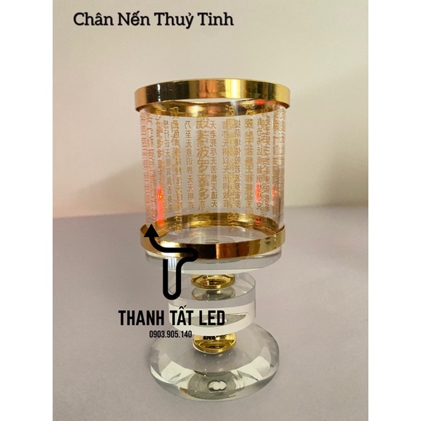 ✨ CHÂN NẾN THỦY TINH TRỤ