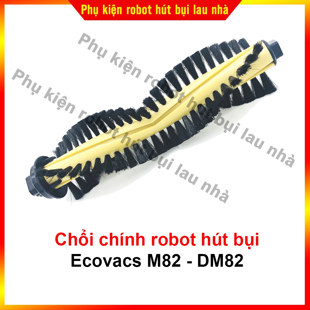 Phụ kiện chổi cạnh, lọc bụi, khăn lau, chổi chính robot hút bụi Ecovacs M82 , DM82