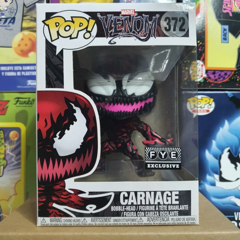 Đồ chơi mô hình funko pop 372 Carnage (Axe Hands) - Marvel