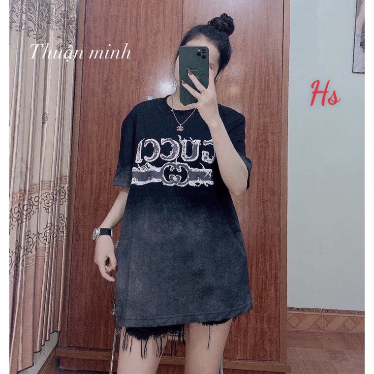 [ XẢ HÀNG KỊCH SÀN ] Áo Phông Hè Nam Nữ, Áo Phông Loang Cộc Tay Mùa Hè