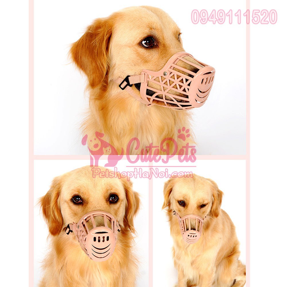 Rọ Mõm nhựa cho chó 7 size - petshophanoi