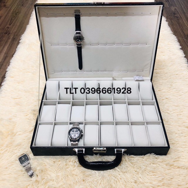 Hộp đựng đồng hồ 36 chiếc có khoá
