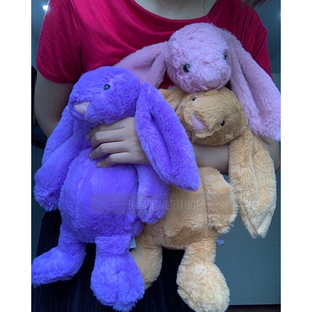 Thỏ Bông Jellycat Bunny Cao Cấp Lông Mịn - Không phải hàng Real