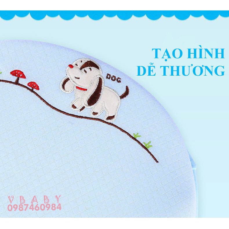 Gối cao su non chống móp đầu V-Baby G1 ( Hàng cao cấp )