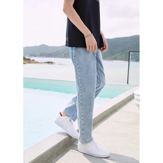 Quần jean nam ống rộng dáng quần jean baggy nam vakado BG01