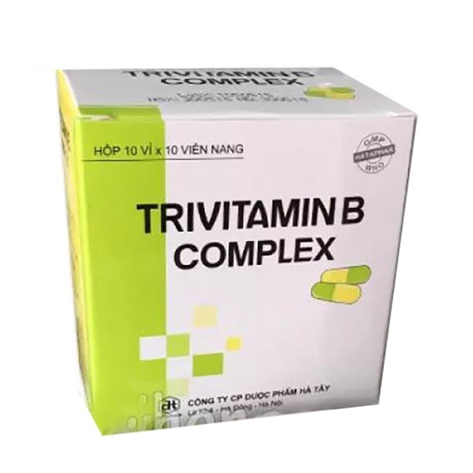 Viên uống Trivitamin 3B - Hộp 100 viên - Vitamin B1 - B6 - B12