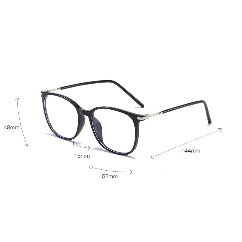 Kính nhựa dẻo bầu mảnh size to Emilie eyewear phụ kiện thời trang 8137 | BigBuy360 - bigbuy360.vn