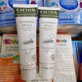 Tẩy Da Chết Cattier Gommage Argile Aloe Vera 100ml - Pháp