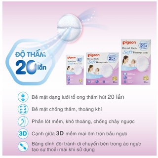 Miếng Lót Thấm Sữa Pigeon 24 miếng Siêu Mềm, Thấm Hút Tốt Thị Nắng Store