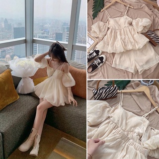 Set áo rớt vai +quần short 🍒 kèm ảnh thật 🍒 bao kiểm hàng 🍒