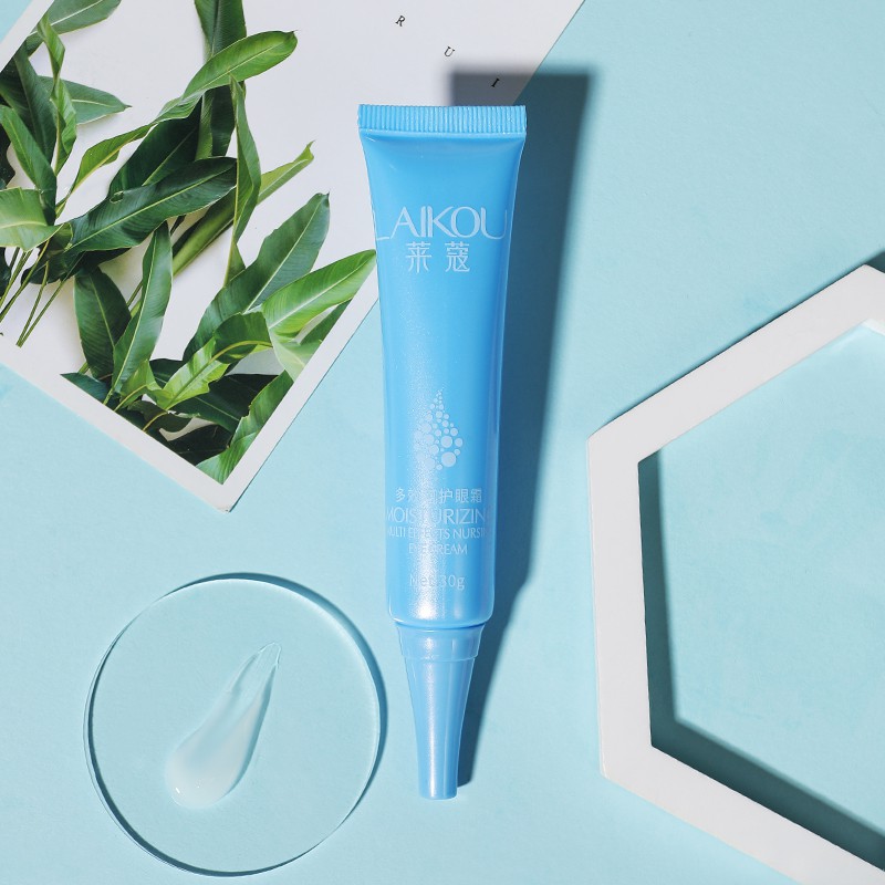 Kem dưỡng da mắt LAIKOU axit hyaluronic dạng gel chống nếp nhăn chống lão hóa làm mờ quầng thâm dưỡng ẩm 30g