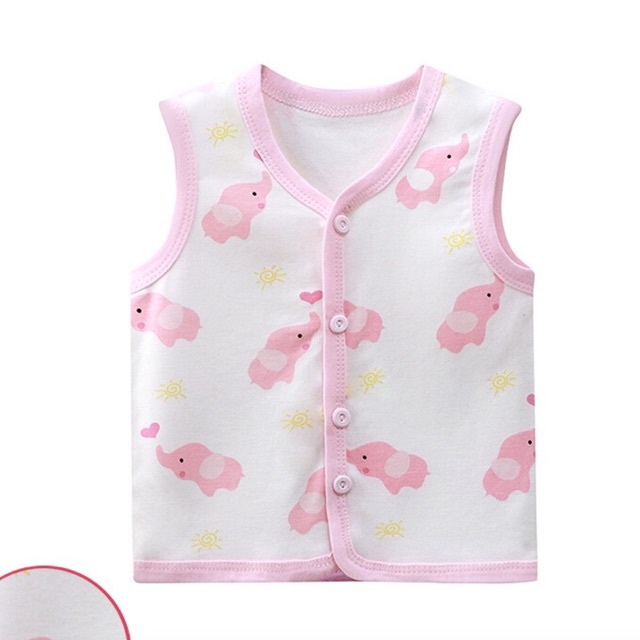 Áo gile cotton cho bé, chất cotton mỏng mát phù hợp mùa xuân hè [Shop Mẹ Bob 86]