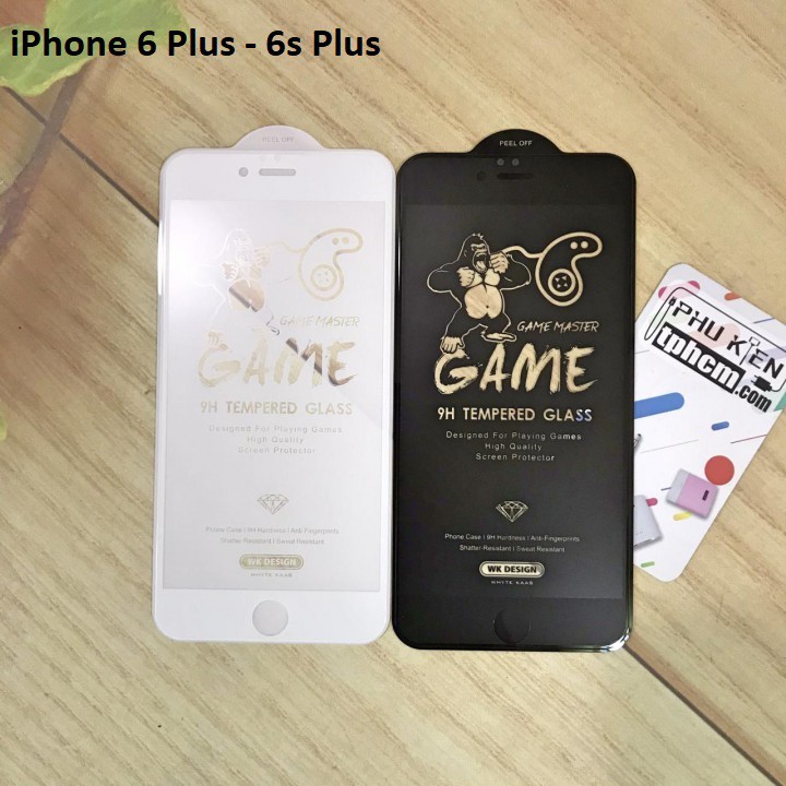 Dán cường lực Nhám Kingkong Full màn hình iPhone 6 Plus - 6s Plus