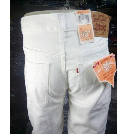 Erlar! Quần Jeans Trắng Dài Nhiều Màu Sắc Levis 505 Size 28-38