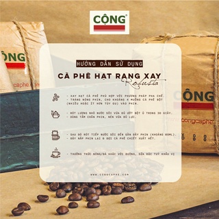 Cà phê hạt 250gr pha máy Cộng Cà Phê