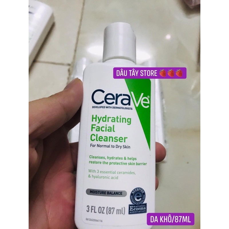 Sữa rửa mặt dịu nhẹ CERAVE Foaming & Hydrating (Da dầu & Da khô & DA DẦU MỤN) 237ML/473ML | BigBuy360 - bigbuy360.vn
