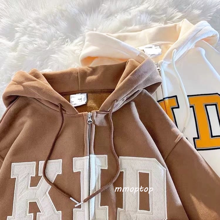 Kid_Áo Khoác Hoodie Zip Nỉ Bông Khóa Kéo Hàng Quảng Châu Siêu Đẹp