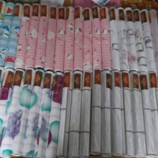 Cuộn 10m giấy dán tường gạch trắng